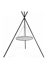 Schwenkgrill Tipi, 210cm, 80cm RVS Grillrooster, Tuinbarbecue