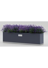 Rechthoekige Stalen Plantenbak 120x40x75cm - Verzinkt & Gepoedercoat