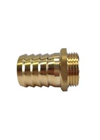 Messing Slangkoppeling 1/2 inch met 19mm Slangtule