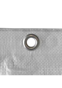 Boni-Shop® Steigerzeil 3,10 x 10 m, 150 g/m², bouwzeil, wit afdekzeil