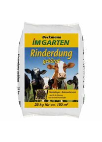 BECKMANN&BREHM Rundermest korrels 25 Kg, Biologische mest, Organische mest geschikt voor BIO Anbau
