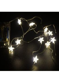 Boni-Shop® LED Lichtslinger Sterren Warm Wit - Feestelijke Kerstverlichting