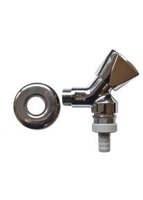 Boni-Shop® Schuine Zitting Ventiel 1/2 Inch met Beluchter en Terugslagklep