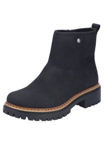 Rieker , Winterstiefelette , Winterboots, Ankleboots, Profilsohle, mit Innenreißverschluss , schwarz , 36 , 36 , Stiefelette mit modischer...