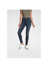 Only , Skinny-fit-Jeans »ONLPAOLA«, mit Stretch , Dark Medium Blue , Länge 30 , XL (42) -Länge 30 , XL (42) , Skinny-fit-Jeans mit hoher Taille...