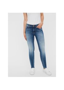 V&eacute;ro Moda Vero Moda, Damen, Skinny-fit-Jeans &raquo;VMLUX MR SLIM&laquo;, medium blue denim, L&auml;nge 32, XS -L&auml;nge 32, medium blue denim, Skinny-fit-Jeans f&uuml;r eine schlanke 