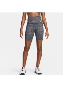 Nike , Trainingstights »One Dri-FIT Women's Mid-Rise " All-Over-Print Shorts« , schwarz , N-Gr , XS -N-Gr , XS , Ideal für Fitness, Fußball, Yoga...