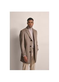 Bugatti, Herren, Kurzmantel mit Reverskragen, beige, 56, beige, Innentaschen, Leistentaschen