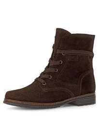 Gabor , Schnürboots, Blockabsatz, Schnürstiefelette mit schaftumwickelenden Schnürsenkeln , dunkelbraun , 39 , 39 , Schnürboots mit Gabor Best...