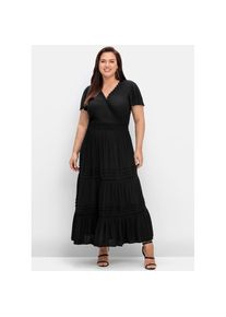 sheego by Joe Browns , Damen , Maxikleid »Maxikleid« , schwarz , Normalgrößen , 40 -Normalgrößen , 40