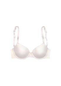 s.Oliver, Damen, Schalen-BH &raquo;Camille&laquo; mit Spitzentr&auml;ger, Basic Dessous, creme, Cup B, 90 -Cup B, creme, Klassischer T-Shirt-BH mit verzierten Tr&auml;gern 