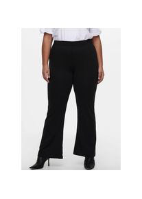 Only CARMAKOMA , Jerseyhose »CARPEVER FLARED PANTS JRS NP« , Black , N-Gr , XL (54) -N-Gr , XL (54) , Curvy-Hose von Only CARMAKOMA