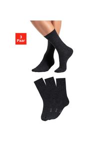 Bench. , Socken, (Packung, 3 Paar), Herrensocken mit wärmender Wolle , 3x anthrazit , 39-42 , 39-42 , Kuschelige Wollsocken für Herren