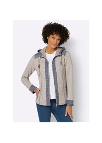 Casual Looks , Shirtjacke »Shirtjacke«, (1 tlg.) , sesam-weiß-meliert , 36 , 36 , hochwertige Struktur-Ware