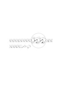Der Kettenmacher , Silberarmband »Panzerarmband diamantiert, P6-S, P6-G« , silberfarben , 21 , Femininer Armschmuck für Männer