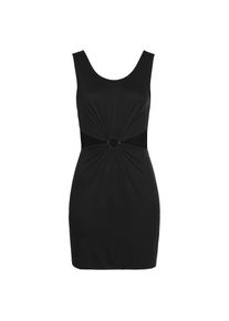 Lascana, Damen, Minikleid mit Cut-outs in der Taille, elastisches Sommerkleid, Strandkleid, schwarz, N-Gr, 36 -N-Gr, schwarz, Tiefer 