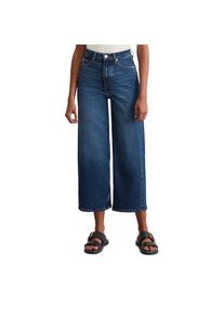 Marc O'Polo Marc O'Polo, Damen, Weite Jeans &raquo;Tolva&laquo; High Waist, Wide Fit, in Culotte Form, Authentic dark sea blue wash, L&auml;nge 34, 30 -L&auml;nge 34, Authentic dark 
