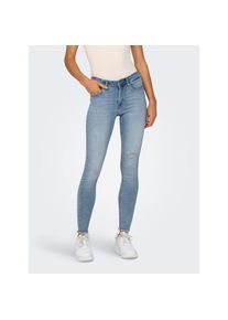 Only , Ankle-Jeans »ONLBLUSH MID SK AK RW DS DNM REA685 NOOS« , Light Medium Blue Denim , Länge 32 , M (38) -Länge 32 , M (38) , Elastische...