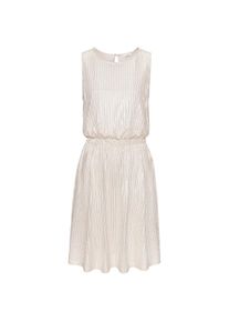 Lascana, Damen, Sommerkleid mit Glitzerf&auml;den im Material, Partykleid, leicht transparent, beige-goldfarben, N-Gr, 36 -N-Gr, beige-goldfarben, 
