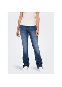 Only , Damen , Bootcut-Jeans »ONLBLUSH MID FLARED DNM TAI305 NOOS« , Medium Blue Denim , Länge 32 , L (40) -Länge 32 , L (40) , Normale Leibhöhe...