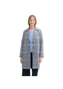 Tom Tailor , Kurzmantel, mit Karo Muster , navy blue check , M (38) , M (38) , Mantel von Tom Tailor