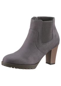 Aniston SHOES, Damen, Stiefelette , Ankleboots mit seitlichem Stretcheinsatz - NEUE KOLLEKTION, grau, 41, grau, In elegantem Look - aus der neuen 