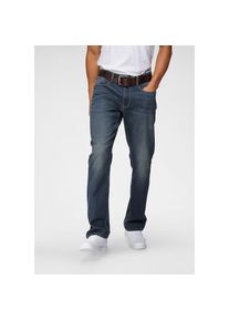 H.I.S. H.I.S, Herren, Comfort-fit-Jeans &raquo;ANTIN&laquo; bequeme Passform, gerades Bein, mit Used-Waschung, dark blue, L&auml;nge 36, 40 -L&auml;nge 36, dark blue, Comfort-fit-