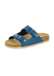 Lico , Jungen , Pantolette »Pantolette Bioline Emergency marine« , blau , 33 , 33 , Slipper für Jungen mit verstellbaren Schnallen