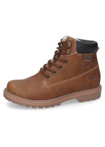Dockers by Gerli , Schnürboots, Hikin Boots, Trekking Stiefel, Schnürstiefel mit Warmfutter , cognac , 39 , 39 , Dockers Schnürboots für den Winter