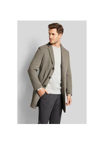 Bugatti, Herren, Wollmantel mit feiner Struktur, taupe, 58, taupe, Woll-Mix
