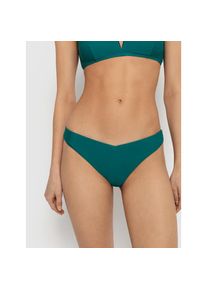 LSCN by LASCANA , Bikini-Hose »Gina«, mit V-Bund , petrol , N-Gr , 34 -N-Gr , 34 , Unifarben