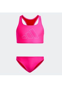 adidas Performance , Bustier-Bikini »BBARS BK S GY« , Lucid Pink / Lucid Pink , N-Gr , 152 -N-Gr , 152 , Dieser sportliche Bikini ist teilweise aus...