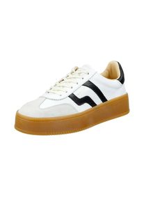 Gant , Sneaker »Cuzima«, Plateausneaker, Retro Sneaker, Schnürschuh mit Plateausohle , weiß-schwarz , 40 , 40 , Modischer Sneaker von Gant im Retro...