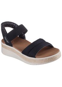 Skechers , Sandale »BOBS SUN RAY«, Keilsandale, Sandalette, Plateausandale mit Plush Foam , schwarz , 35 , 35 , Bequeme Sandale mit Keilabsatz und...
