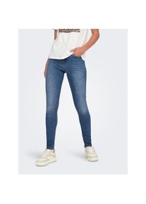 Only, Damen, Skinny-fit-Jeans &raquo;ONLWAUW MID SKINNY DNM BJ370 NOOS&laquo;, Medium Blue Denim, L&auml;nge 30, S -L&auml;nge 30, Medium Blue Denim, Skinny-Fit Jeans f&uuml;r 