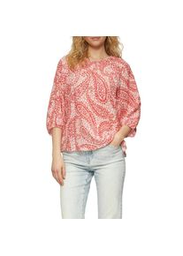 s.Oliver , Klassische Bluse, mit All-Over Print , RED , 34 , 34 , Bluse von s.Oliver
