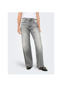 Only , High-waist-Jeans »ONLMADISON BLUSH HW WID DNM REA0938 NOOS« , Light Grey Denim , Länge 30 , XS (34) -Länge 30 , XS (34) , High-waist-Jeans...
