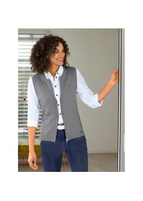 Casual Looks , Damen , Strickweste , grau-meliert , 42 , 42 , mit 50% Baumwolle