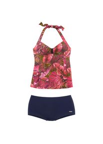 Lascana, Damen, Tankini mit Hotpants, pink-bedruckt, Cup B, 36 -Cup B, pink-bedruckt, Dschungel-Design