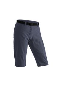 Maier Sports, Damen, Caprihose &raquo;Kluane&laquo; Damen Shorts, kurze Wanderhose, Outdoorhose mit 2 Taschen, Regular Fit, grau, Kurzgr&ouml;&szlig;en, 20 -Kurzgr&ouml;&szlig;en, grau