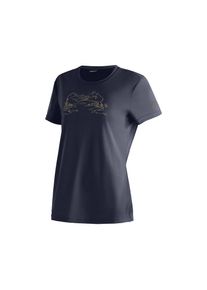 Maier Sports , T-Shirt »Wilma Print«, Damen Funktionsshirt, Freizeitshirt mit Aufdruck, Regular Fit , dunkelblau , 36 , 36 , Funktionales T-Shirt...