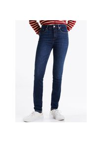 Tommy Hilfiger, Damen, Skinny-fit-Jeans &raquo;HERITAGE COMO SKINNY RW&laquo; mit Logo-Badge, Nos Dark Blue, L&auml;nge 32, 32 -L&auml;nge 32, Nos Dark Blue, Skinny-Fit 
