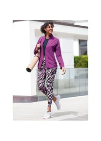 Catamaran , Damen , Trainingshose , violett-schwarz-gemustert , 44/46 , rundum elastisch und bequem