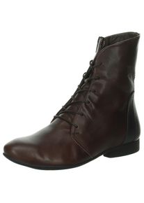 Think! , Stiefelette »GUAD2«, Business Schuh, Schnürstiefelette mit Innenreißverschluss , dunkelbrau kombiniert , 36 , 36 , Klassische Stiefelette...