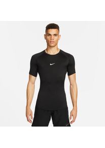Nike , Trainingsshirt »PRO DRI-FIT MEN'S TIGHT SHORT-SLEEVE TOP« , BLACK/WHITE , XL , XL , Nike Dri-FIT technology moves sweat away from your skin...
