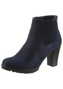 Aniston SHOES, Damen, Stiefelette , Ankleboots mit seitlichem Stretcheinsatz - NEUE KOLLEKTION, navy, 36, navy, In elegantem Look - aus der neuen 