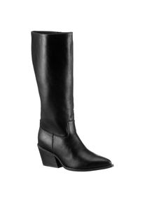Aniston SHOES, Damen, Stiefel , Cowboystiefel, Westernlook, in spitzer, schmaler Form, schwarz, 39, schwarz, Modischer Stiefel aus der neuen Aniston 