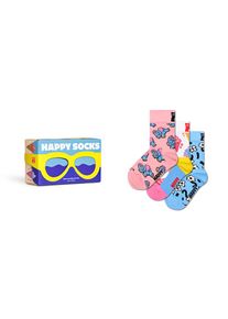 Happy Socks , Socken, (3er Pack), Beach Glasses Gift Set , bunt , 33 (35) , 33 (35) , Kids Crew Socks von Happy Socks