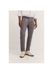 Bugatti, Herren, Bundfaltenhose &raquo;Tapered Fit&laquo; mit Flexcity Jersey Stretch, 80-braun, L&auml;nge 32, 38 -L&auml;nge 32, 80-braun, Tapered Fit: Bequem mit 