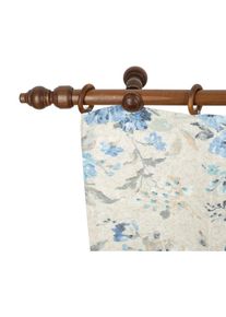 SN DECO GROUP , Gardinenstange »Filigrano«, 1 läufig-läufig, Fixmaß, 28 mm, Holz, verschiedene Längen und Farben, Komplettset , walnussfarben , L:...